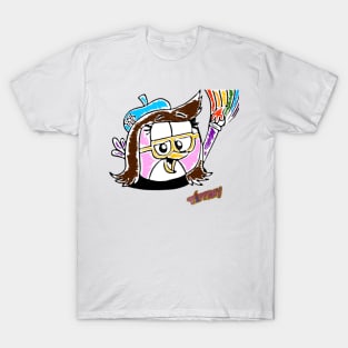 TIFFANY Adventures on Colorful Island Doodle Tiffany T-Shirt